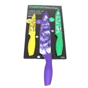 Cuisinart Tie Dye Print 6-Pc. Chef Cutlery Set NWT